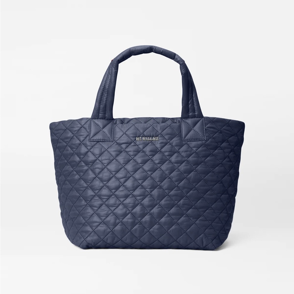 MZ Wallace Dawn Small Metro Tote Deluxe in Navy
